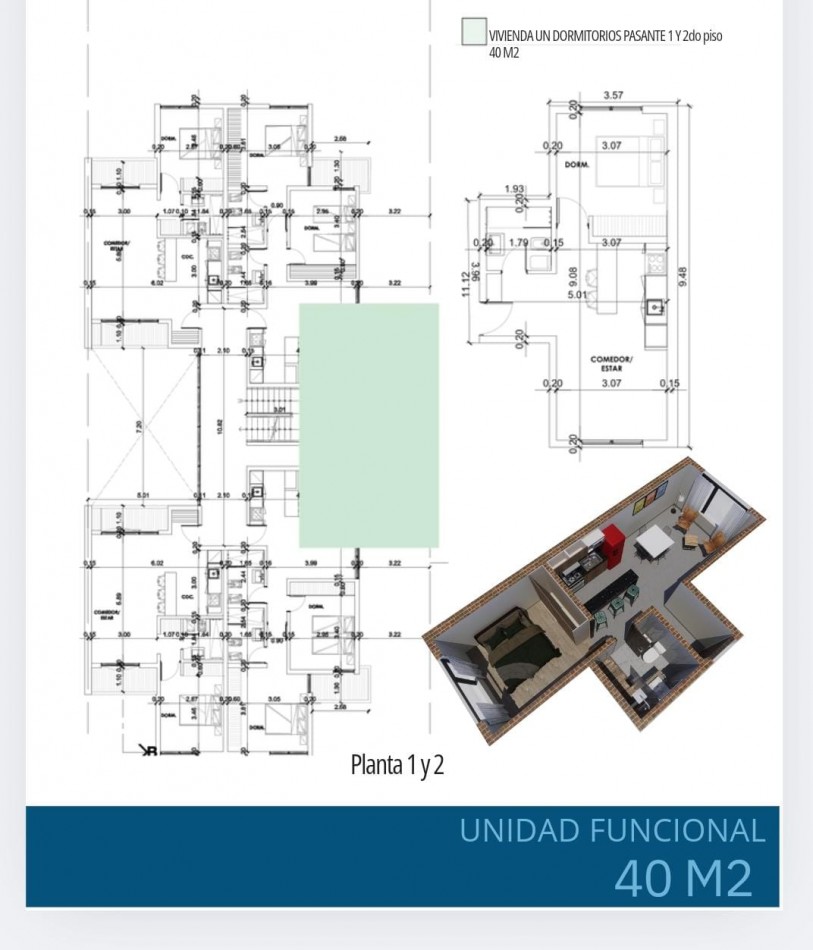 VENTA DEPTOS EN POZO 65 MTS Y 80 MTS CUADRADOS 