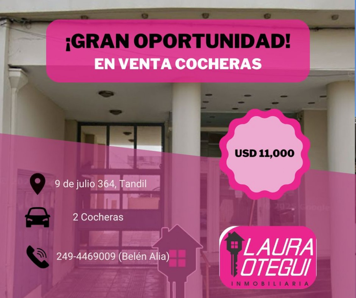 VENTA DE COCHERAS - EDIFICIO PRESTIGE