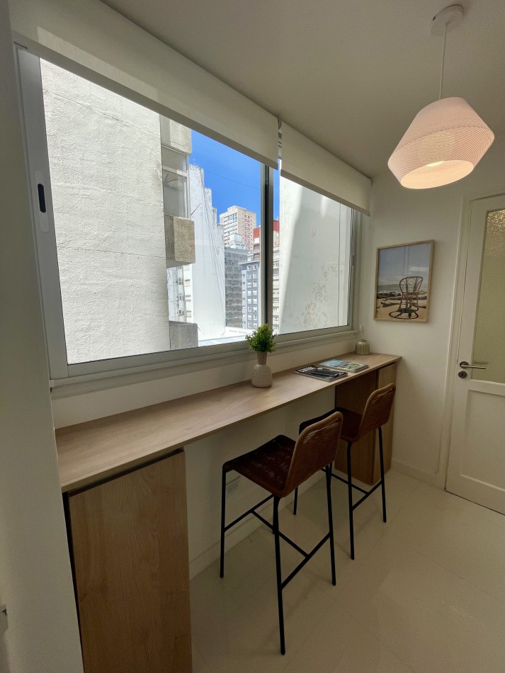 3 amb reciclado y amoblado a metros del mar