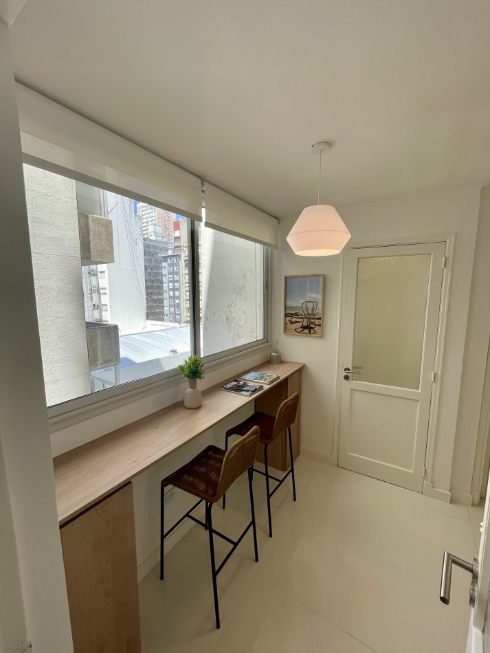 3 amb reciclado y amoblado a metros del mar