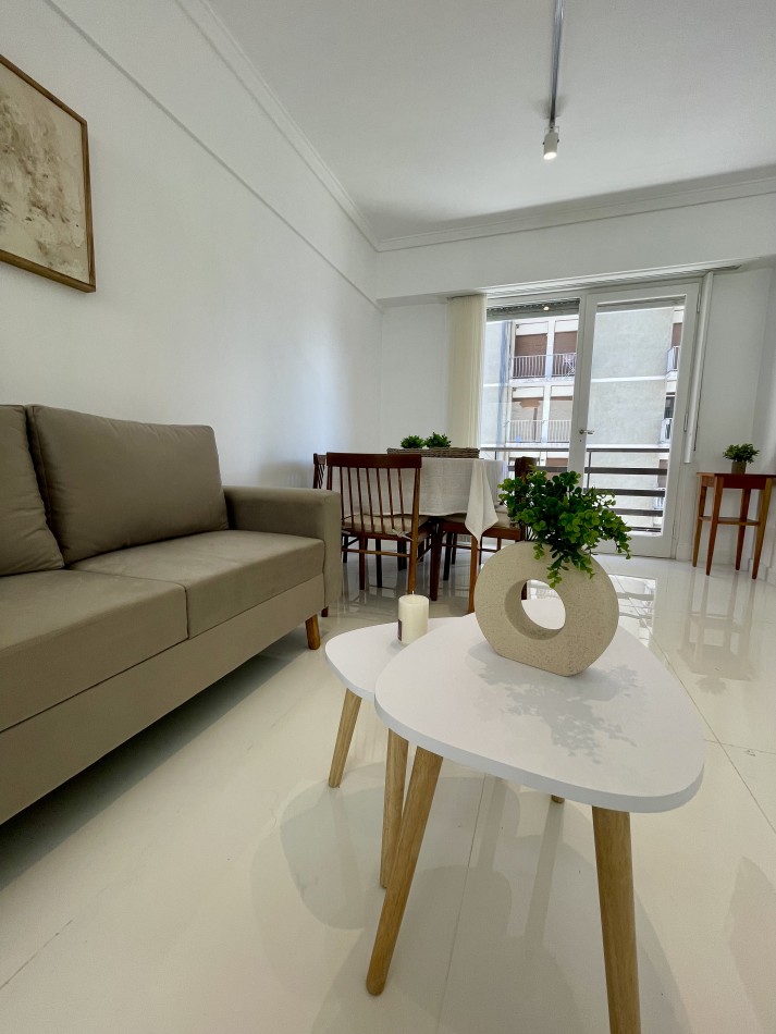 3 amb reciclado y amoblado a metros del mar