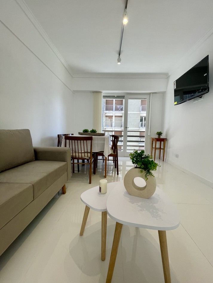 3 amb reciclado y amoblado a metros del mar