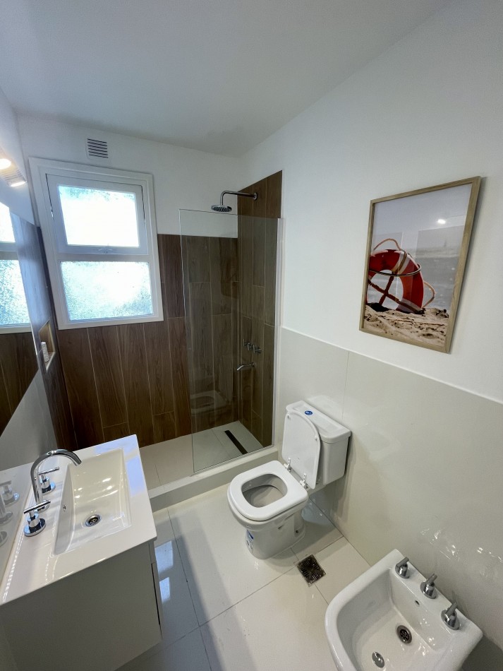 3 amb reciclado y amoblado a metros del mar