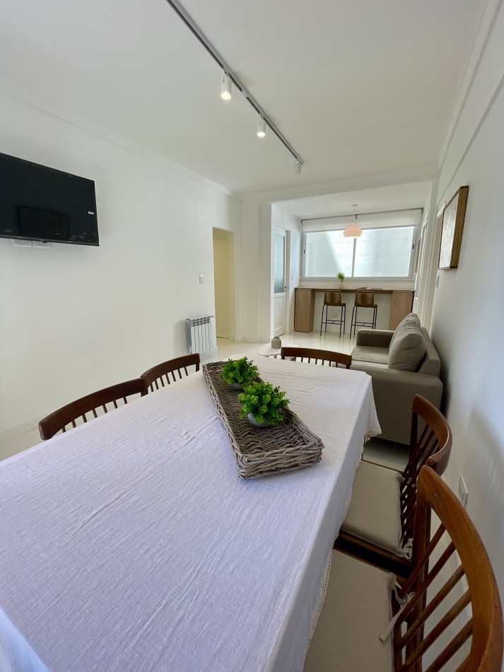 3 amb reciclado y amoblado a metros del mar