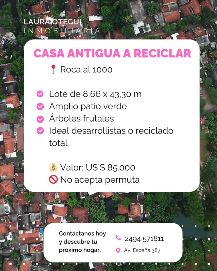 Casa antigua a RECICLAR