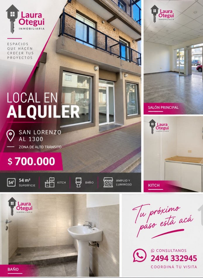 ALQUILER LOCAL COMERCIAL 
