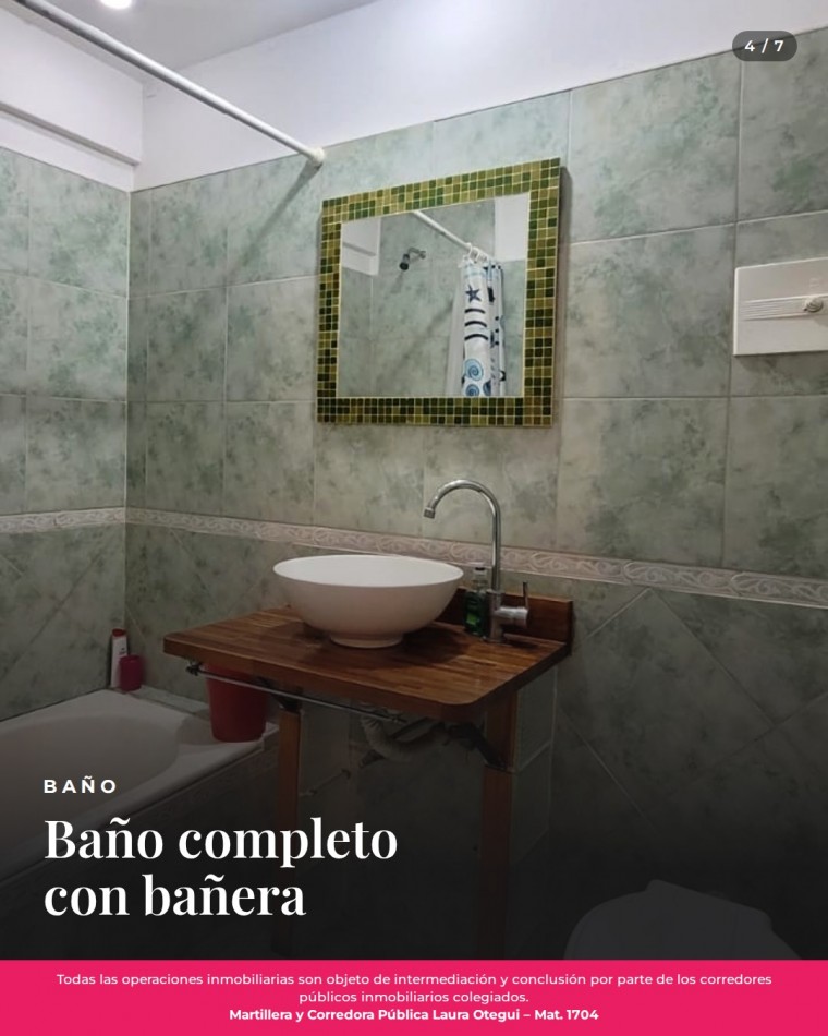VENTA MONOAMBIENTE ZONA CENTRO