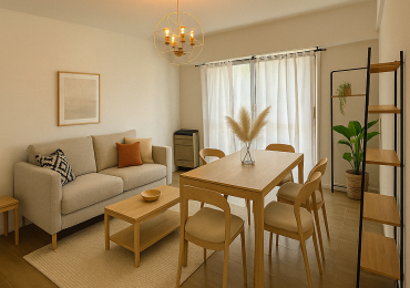 Departamento 3 ambientes a la calle con balcon saliente