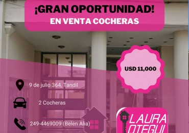 VENTA DE COCHERAS - EDIFICIO PRESTIGE